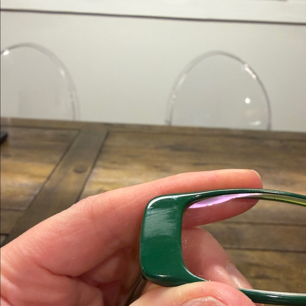Miu Miu vintage Green Rectangular Glasses - Picture 8 of 9